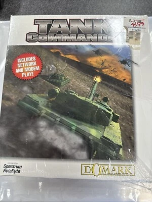 Tank Commander, Domark (1995 PC) US Complete Big Box CD-ROM  Sealed! - Image 1 of 2