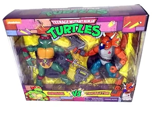 TEENAGE MUTANT NINJA TURTLES RAPHEL VS TRICERATON PLAYMATES 2021 - Bild 1 von 2