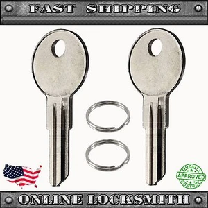 New 2x RV Keys - Bauer BAU1 / 1618 / BUE-1 - Recreational Vehicle - Bild 1 von 2