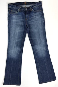 Seven 7 For All Mankind Womens Bootcut Jeans - Size 27 30x30 - Picture 1 of 8