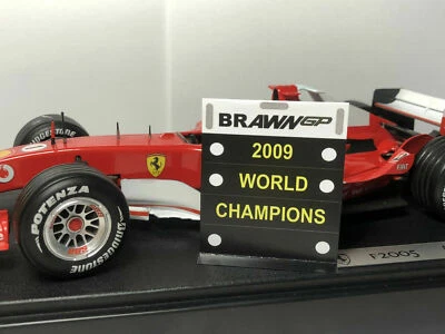 Pitboard 1:18 (Pizarra F1) / Jenson Button (Brawn GP) Campione 2009 - Immagine 1 di 2