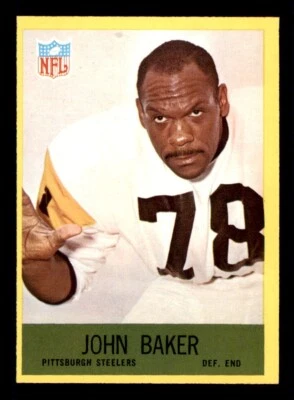 1967 Philadelphia Football #147 John Baker NM *e1 - Image 1 of 2