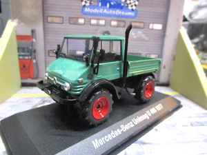 MERCEDES BENZ Unimog 4x4 verde verde U406 U 406 plataforma 1977 IXO Atlas 1:43 - Imagen 1 de 4
