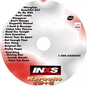 CARAOKE PERSONALIZZATO INXS 20 CANZONI CDG CD+G QUELLO CHE TI SERVE STASERA NON CAMBIARE - Foto 1 di 2