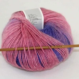 C New 1Skein*50g Cashmere Wool Rainbow Wrap Shawl Knitting Hand Knitwear Yarn 07 - Picture 1 of 24