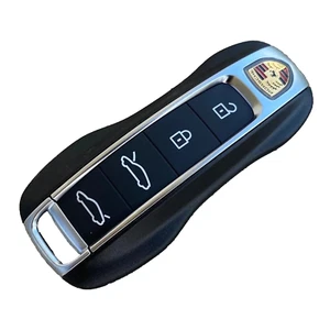 20-22 PORSCHE TAYCAN 4S KEY LESS Entry Remote Key Fob 5 Button USED Locked OEM - Picture 1 of 10