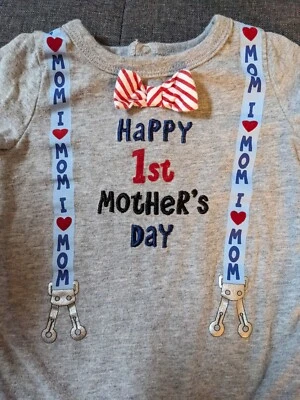 Koala Niños * Mi Primer Body Día de la Madre * 1ª Mamá Mamá * 9 Meses * Nuevo Foto 1 de 4