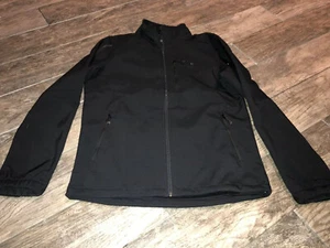 Camel Black Soft Shell Jacket Black Mens Size Small Full Zip - Picture 1 of 9