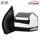 Left/Driver Side Mirror Fits 2015-2020 F150 Chrome Power Heated+LED Signal View