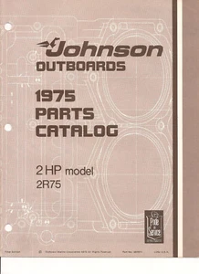 Johnson Outboards Parts Catalog. See Description for HP, Year and Model Numbers - Bild 1 von 1