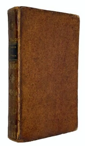 Antique Leather Pocket Size Book French Religious Parables Giraudeau 1821 - Foto 1 di 6