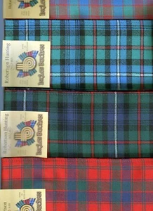 Tartan Fah Clan Robertson Damas Lana Escocesa a Cuadros - Imagen 1 de 5