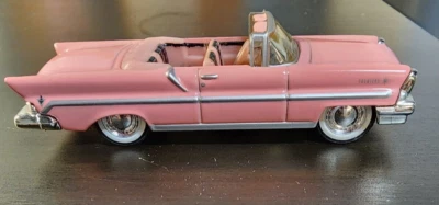 Matchbox 2001 Mattel 1957 Lincoln Premiere carro conversível rosa "solto" - Imagem 1 de 4