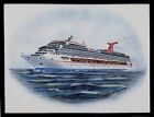 Original Art Work Ms Carnival Valor  Ccl Cruise Ship