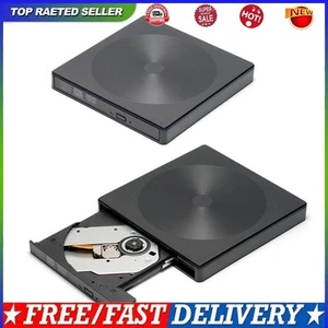 DC 12V DVD/CD-ROM Case Dual Ports External Optical Drive Enclosure for Laptop PC - Afbeelding 1 van 13