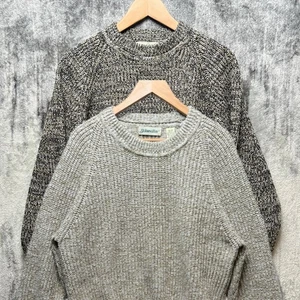 Vintage St. John’s Bay Crewneck Sweater Men’s Size Medium Chunky Fisherman Lot - Picture 1 of 11
