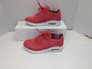 Nike Air Max 90 Ultra 2.0 Flyknit Geranium 881109-600 Damengröße 6,5  - Bild 1 von 13