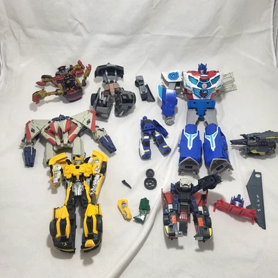 Transformers Junk Lot - Parts, Damaged, Incomplete Figures Optimus Starscream - Image 1 of 4