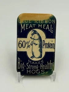 1900’s Advertising sharpening stone Chicago “CUDAHY’S Blue Ribbon Meat Meal” - Picture 1 of 5