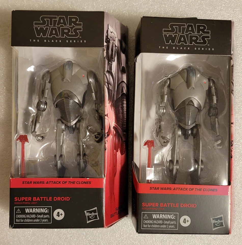 Star Wars Black Series Super Battle Droid x2 Attack of the Clones Hasbro