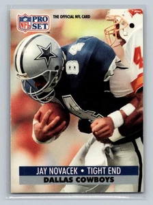 1991 Pro Set #484 Jay Novacek Dallas Cowboys Football Card - Picture 1 of 2