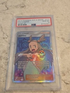 Jasmine 177/181 2019 Pokémon Team Up Full Art Trainer PSA 10 Gem Mt Sun & Moon - Foto 1 di 3