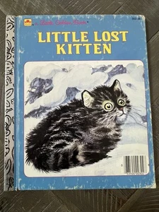 RARE Little Golden Book #302-56 Little Lost Kitten By Nina - Picture 1 of 11