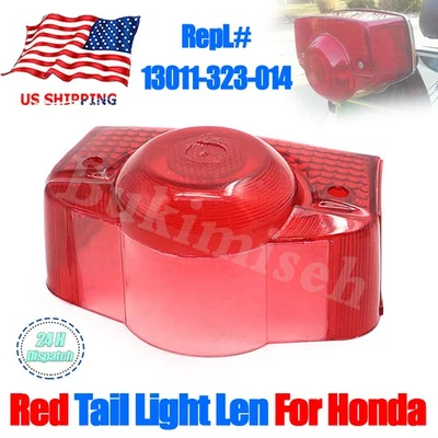 Lente de lanterna traseira para Honda CL70 CL90 CT90 CB100 CB350 CB175 #13011-323-014  - Imagem 1 de 4
