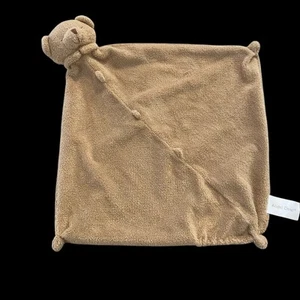 Angel Dear Brown Peluche Oso Lovey Bebé Manta de Seguridad Esquinas Anudadas - Imagen 1 de 4