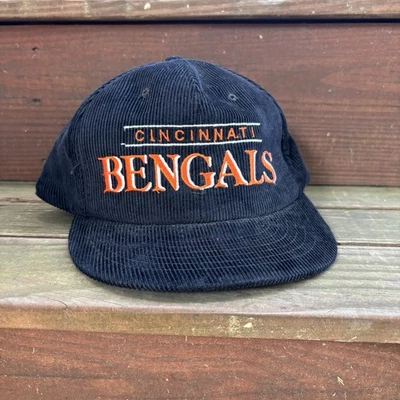 Vintage Starter NFL Football Cincinnati Bengals Corduroy Snapback Hat - Image 1 of 4
