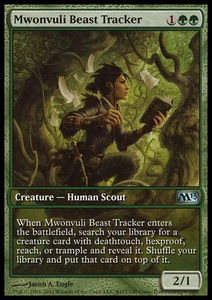 MTG MWONVULI BEAST TRACKER - BATTIPISTA FULL ART - PROMO - MAGIC - Picture 1 of 1