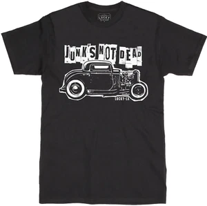 Lucky 13 Junks Not Dead Punk Gothic Hot Rod Cars Biker Tattoos T Shirt LM1000JK - Picture 1 of 3