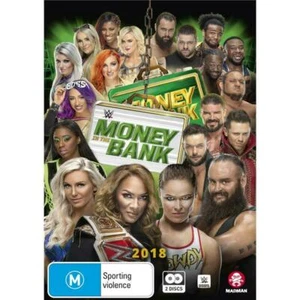 WWE - Money In The Bank 2018 (DVD, 2018, 2-Disc Set) Brand new sealed! - Picture 1 of 1