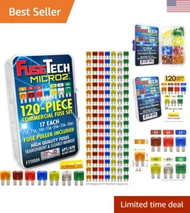 Micro2 APT ATR 120 Piece Automotive Commercial Car Fuse Assortment 119 Blade ... - Picture 1 of 8
