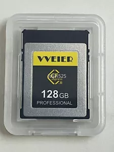 VVEIER Professional CFexpress Type-B Memory 128GB Card 8K For Nikon Canon Camera - Picture 1 of 6
