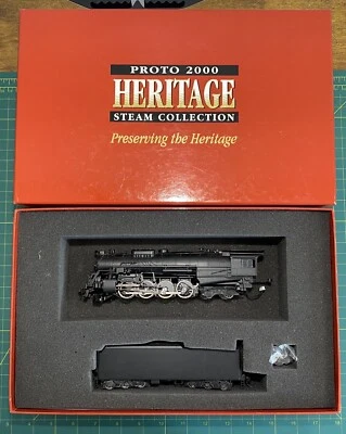 Proto 2000 Heritage Steam 2-8-4 "Berkshire" Powered w/Sound & DCC Unlettered - Image 1 of 4