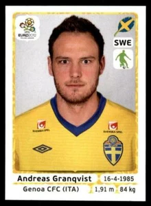 Panini football UEFA Euro 2012 Sticker #437 Andreas Granqvist - Sweden - Picture 1 of 2