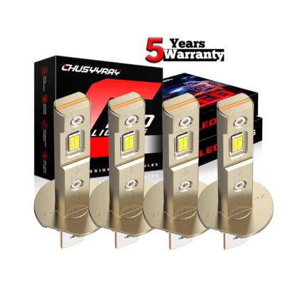 4x H1 para Honda Prelude 1997 1998-2001 faros LED luces altas bajas bombillas blancas Foto 1 de 4