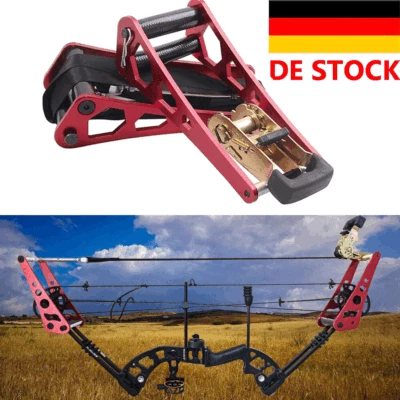 Tragbare Bogenschießen Ratsche Bogenpresse Werkzeuge für Compoundbögen Jagd - Bild 1 von 4