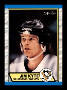 1989-90 O-Pee-Chee Jim Kyte #295 Pittsburgh Penguins NM