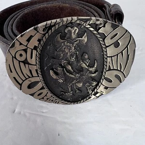 If You Aint Cowboy You Aint *hit Belt Buckle Award Design Metals Solid Brass - Picture 1 of 4