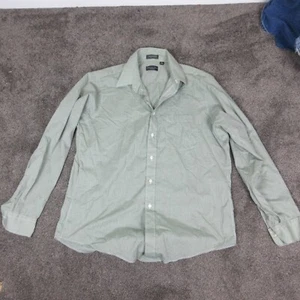 Vintage Christian Dior Shirt 16 .5 35/36 Green Button Up - Picture 1 of 10