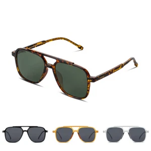 Gafas de sol SMOODER CORONADO hombre/mujer UV400 acetato vintage aviador - Imagen 1 de 23