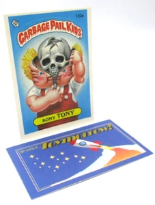 GARBAGE PAIL KIDS GPK - Bony Tony - Series 4 132a Topps 1986 Sticker - Bild 1 von 1