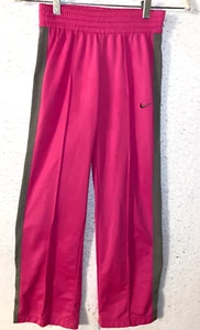 Nike Dri-Fit Pants Girls Neon Bright Pink Therma Training Youth Size M - Picture 1 of 6