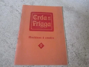 Ancienne Brochure illustrée " Erda et Frigga" machines a coudre - Picture 1 of 8