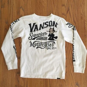 VANSON Rare FELIX THE CAT Collaboration Long Sleeve Top Pullover Gr. S - Bild 1 von 11
