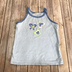 Girl’s Circo Blue Butterfly Tank Top M 7/8 - Picture 1 of 4