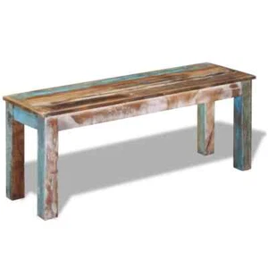 NNEVL Bench Solid Reclaimed Wood 110x35x45 cm - Picture 1 of 8
