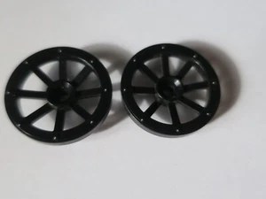 LEGO 2470 : ROUE DE CHARIOT NOIR -- WHEEL WAGON BLACK - DIAMETRE 2.7 CM - Picture 1 of 1